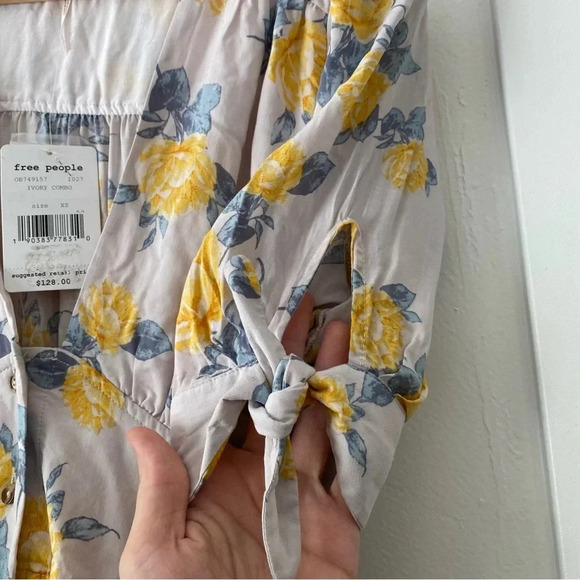 Free People Love Of My Life Floral Midi Dress - Picture 3 of 7